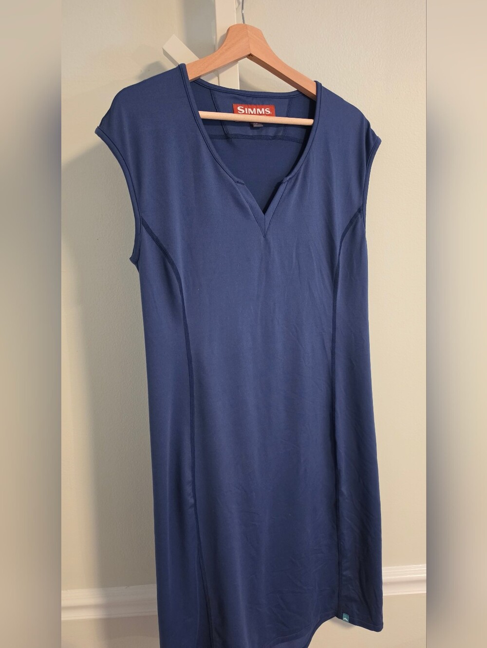 Simms Drifter Dress Medium Navy COR3 Quick Dry Gorpcore Fishing Outdoor - Picture 8 of 10